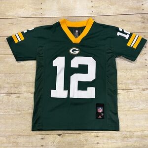 Green Bay Packers Green Jersey Arron Rodgers Youth Small